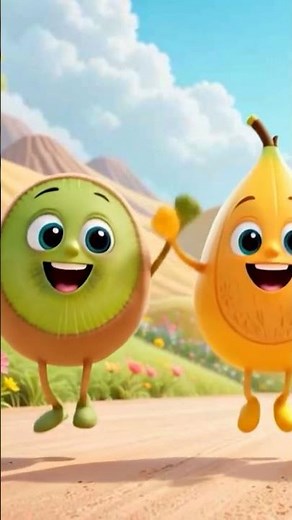 Dancing Fruits Party! 🍎🍓 Learn Fruit Names & Colors for Kids | AI Nursery Rhymes