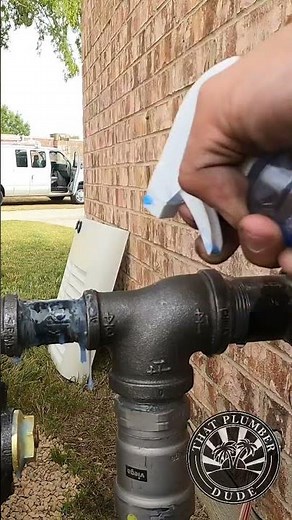 Spray Test for Gas Leaks | Plumbing Clip