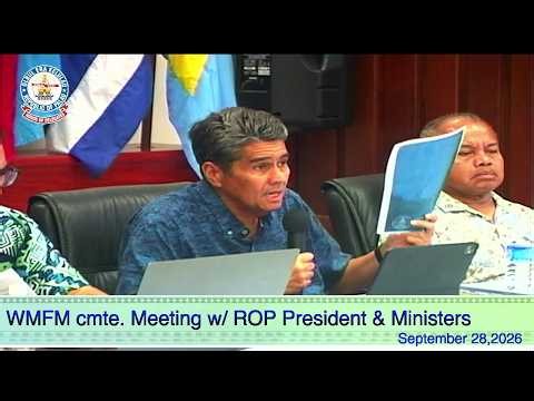 WMFM Committee Meeting w/ ROP President and Ministers | 9/28/26