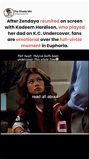 Zendaya reuniting with her TV dad is a "full-circle moment" 😭✨ #zendaya