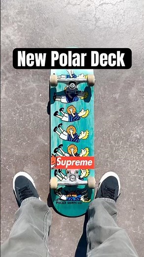 Set up a Polar Skateboard Deck for the first time 🛹 #skate #skateboard
