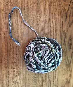 Hand Spun Newspaper Yarn