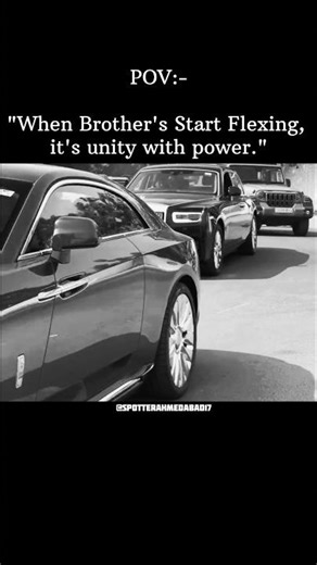 "When Brother's Start Flexing, it's Unity With Power." #rollsroyce #motivation #mindset #billionaire