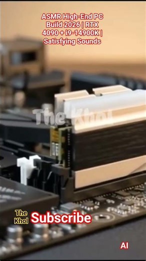 ASMR High-End PC Build 2026 | RTX 4090 + i9-14900K | Satisfying part 5 #america #thekhol #computer