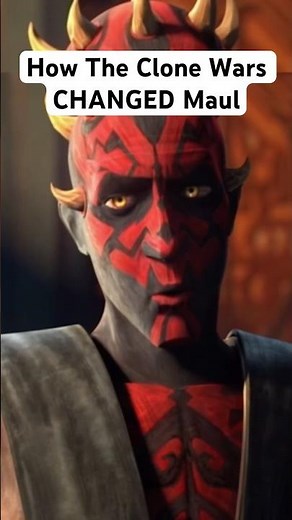 How The Clone Wars CHANGED Maul #shorts #starwars #tv #animation #cartoon #review #podcast #action