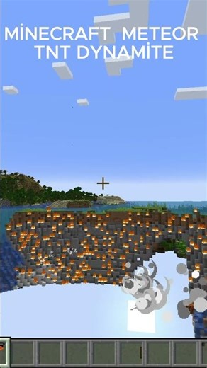 MİNECRAFT METEOR TNT DYNAMİTE #shotrs #shortsvideo
