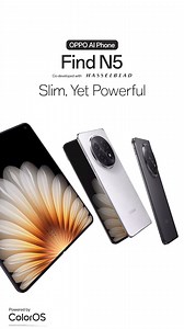 10K reactions · 498 shares | Pushing boundaries with the latest OPPO N5 Fold — redefining what’s possible. Slim, powerful, and incredibly durable. #OPPOFindN5 #SlimYetPowerful | OPPO | Facebook