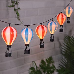 [Hot Item] Hot Air Balloon Solar Hanging Garden Light Waterproof Solar Powered Lamp