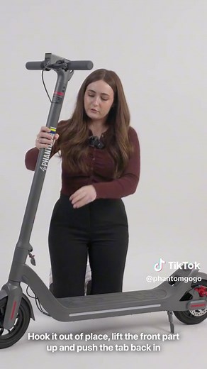 Instruction eScooter A9 Fold and Unfold. #scooterview #scootertouring #explora #foldascooter