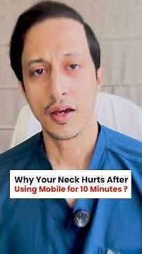 Why Your Neck Hurts After Using Mobile for 10 Minutes?? | Teck Neck Explained | Dr Shumayou Dutta