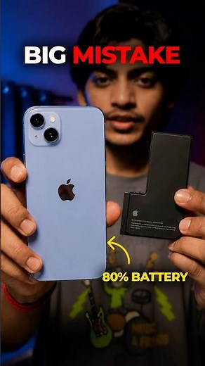 80% iPhone Battery Health? Wait First! 😳 #shorts