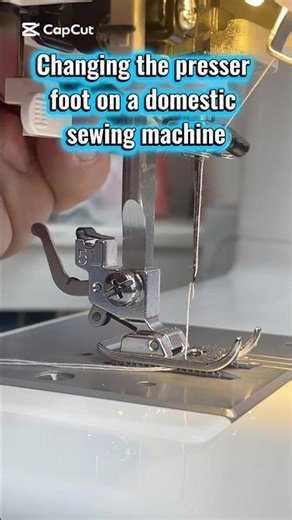 How to Change a Presser Foot on a Sewing Machine (Quick & Easy! #sewingmachine #sewingmachinerepair
