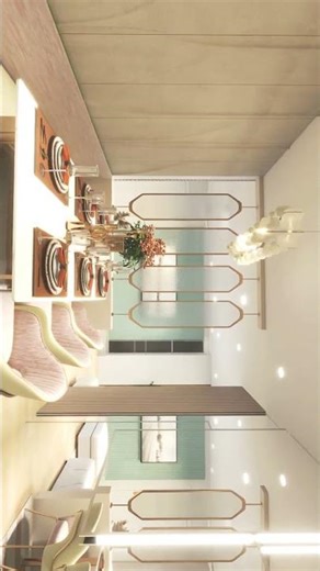 A beautiful Living cum Dining Area Design by Black Turtle. #interior #interiordesign #homedecor