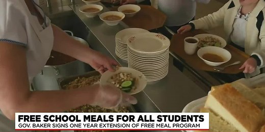 Massachusetts to offer free school meals for 2022-2023 academic year
