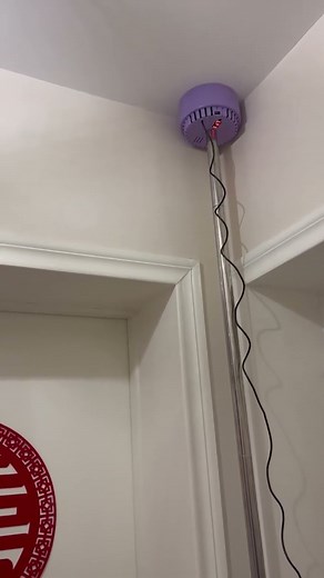 Customer uses ceiling vibrator v3 to fight back against noisy upstairs neighbors