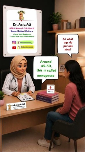 🩸 At What Age Do Periods Stop? | Menopause Explained 👩