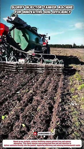 Slurry Injector Tanker Machine For Innovative Soil Efficiency