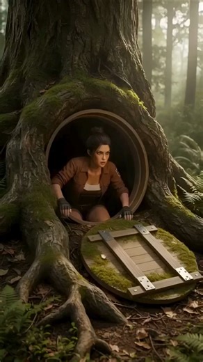 She Slams the Treehouse Door Just in Time | POV Winter Survival Bear Encounter