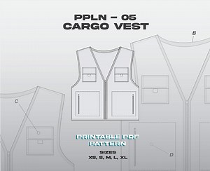 PPLN-05.2 Cargo Vest PDF PATTERN - Etsy