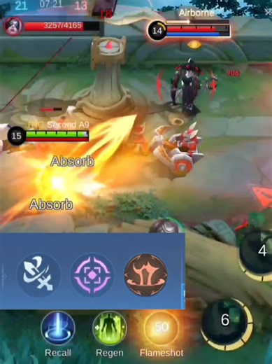 Chou Flame Shot Freestyle Gameplay in MLBB