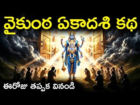 వైకుంఠ ఏకాదశి కథ | Vaikunta Ekadashi Story in Telugu | Vaikunta Ekadashi Vratha Katha in Telugu
