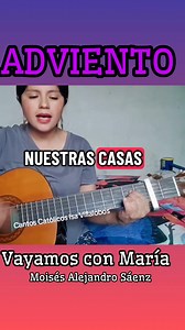 ADVIENTO. 💜 Salida Vayamos con María. Álbum Brotes de Esperanza Adviento. T y M Moisés Alejandro Sáenz Evangelio de San Lucas capítulo 1, 39 al 41 ciclos ABC uso salida (capotraste segundo traste) TE INVITO A SUSCRIBIRTE 😇🙏⭐️❤️ Letra y acordes La. Mi. La La7 Volvamos hacia nuestras casas Re. Mi. Do#m​. fa#m​ vivamos el tiempo del Adviento Re. Mi llevemos el mensaje Do#m​. fa#m​ que hemos recibido Re. Mi. La. La7 anunciemos que viene el Salvador Re. Sim Vayamos con María Sol. Mi preparemos el 