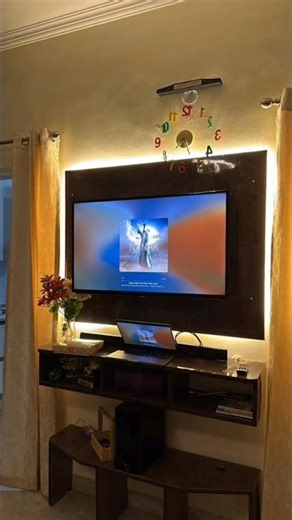 Simple Wooden LCD Panel | Best Design for Small Rooms 👌