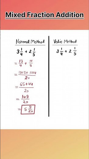 This Mixed Fraction Hack Will Blow Your Mind! 🔥