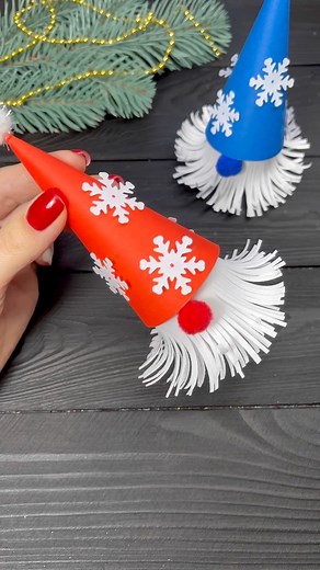 EASY Paper Gnomes Christmas decorations Christmas Paper Craft | Origami Studio