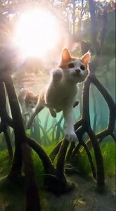 ❤️❤️❤️Three Kittens Having Fun Underwater Watch Their Cute Swim Moves #kittens #underwater #cute