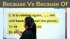 Because Vs Because of #BasicEnglishGrammar | English With RANI MAM