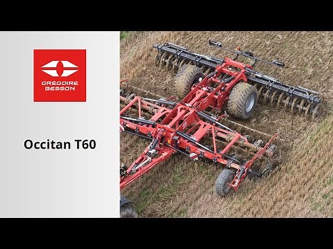 Occitan T60 - Déchaumeur à disques indépendants semi-porté repliable, grande capacité