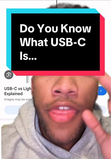 How do people not know what USB-C is.. #carterpcs #tech #techtok #techfacts #usbc