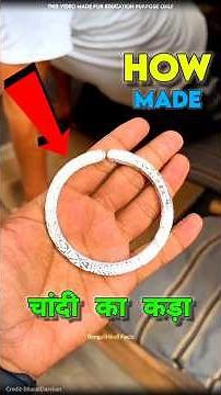 How Silver Bangles Are Made! 😱