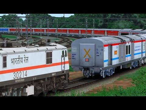 💗Wap-7 Shunting LHB Rajdhani Express | train videos indian railways | train mods install | Ecr Route