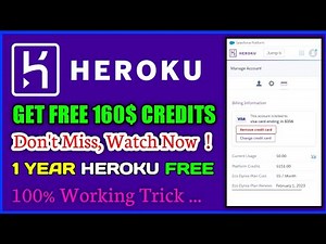 How To Get 156$ Credit On Heroku || Best Trick || 100% Working ...