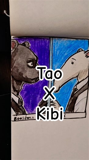 ASMR Drawing but FAST ⚡ | Beastars Fan Art #shorts #tazaroart #beastars