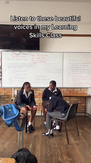 Grade 8 Girls Showcase Amazing Singing Talents in School Classroom