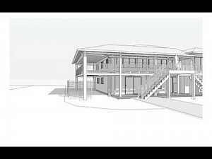 New Deck Veranda - Revit Walkthrough - QLD