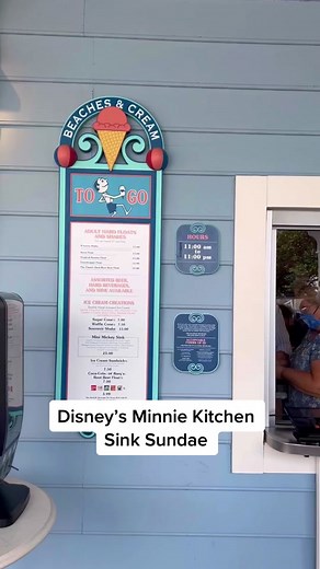 Disney Minnie Kitchen Sink Sundae - Delicious Ice Cream Treat