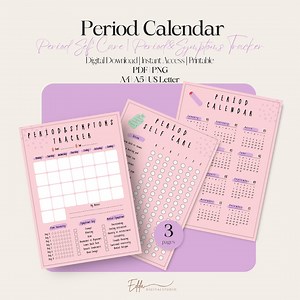 Period Tracker – Digital & Printable PDF Journal | Self-care Cycle Planner Download - Etsy Australia