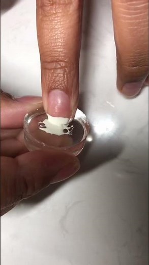 Easy French tip nail hack on short natural nails | beginner friendly nail art tutorial