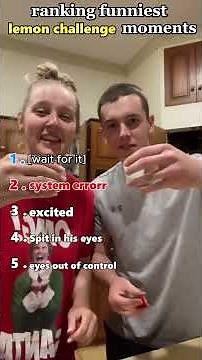 Ranking Funniest Lemon Challenge Reactions Ever 🍋😂