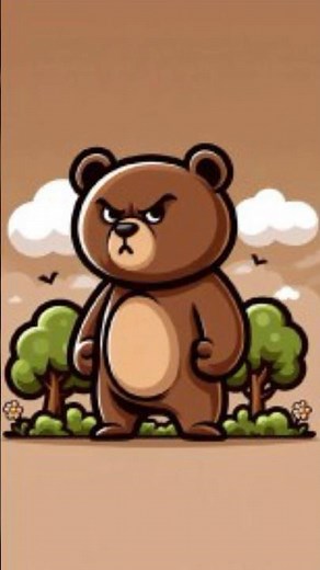 How to draw a cartoon bear step by step, #howtodraw, #youtubekids