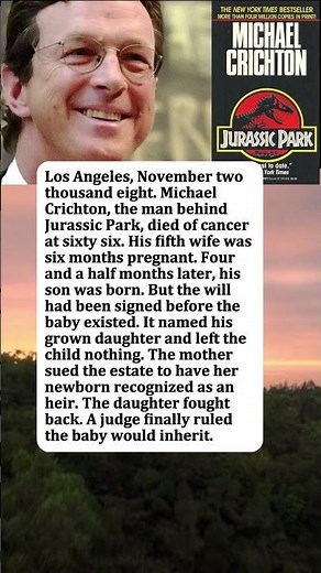 Michael Crichton Died Before His Son Was Born—The Baby Wasn't in the Will at All