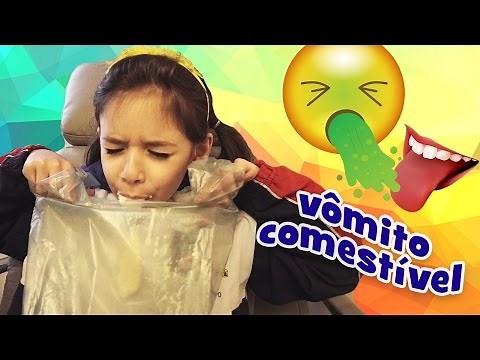 Vômito Comestivel / Como Fazer / DIY com Sarinha