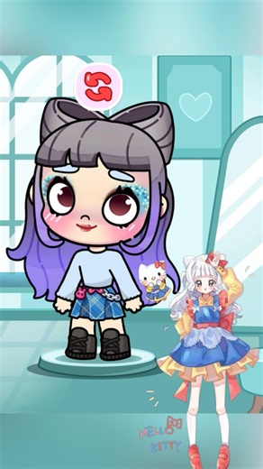 Creating Sanrio Anime style in Avatar World #avatarworld #sanrio