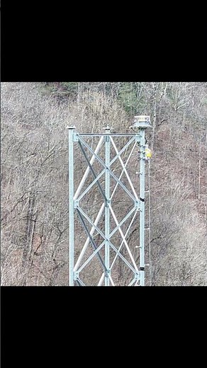Drone Reaches Top of 200-Foot Cell Tower During Construction | Incredible Aerial View