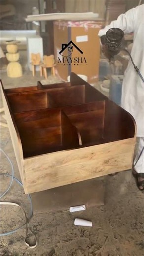 Wood Furniture Finishing Process | Spray Staining & Wood Polishing | MAYSHA Living