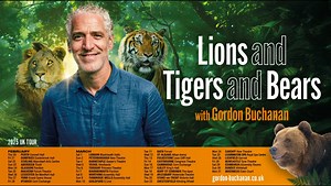618 reactions · 11 shares | Award winning wildlife photographer and filmmaker Gordon Buchanan hits the road in 2025 with his biggest ever live tour, join him as he recounts his thrilling encounters with pandas , grizzlies , tigers , jaguars , and more. ️ Book your tickets now for a night of adventure, awe, and wonder!  | Gordon Buchanan Wildlife Filmmaker | Facebook